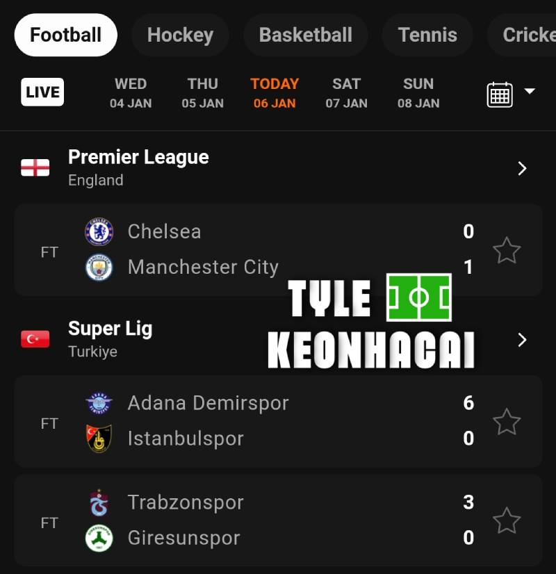 Livescore – Tỷ Số Bóng Đá Trực Tuyến Mới Nhất Hôm Nay 1 Cập nhật livescore trực tiếp trên tylekeonhacai.me